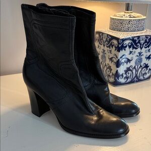 Nine West Black Leather Boots